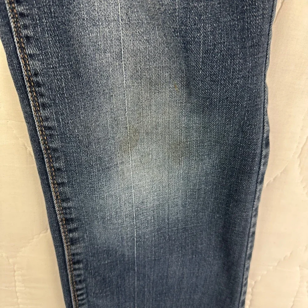 Justice‎ Girls Simply Low Bootcut Jeans Dark Wash Size 12.5 Stretch Denim Y2K